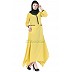 Asymmetrical Dress - Dark Lemon Asymmetrical Dress - Dark Lemon